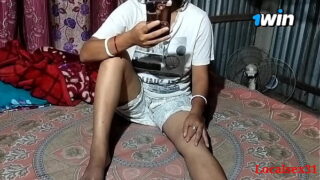 Bangladeshi Wife fucked full night in bedroom with husband friend