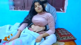 Hot Indian sexy bhabhi fingering wet pussy with hard fucked by husband brother