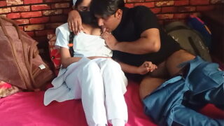 Indian Mumbai Teen Couples hardcore sex in Uniform