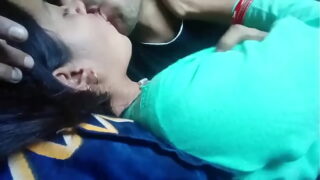 Indian Nepali Porn Kissing and pressing boobs of girlfriend